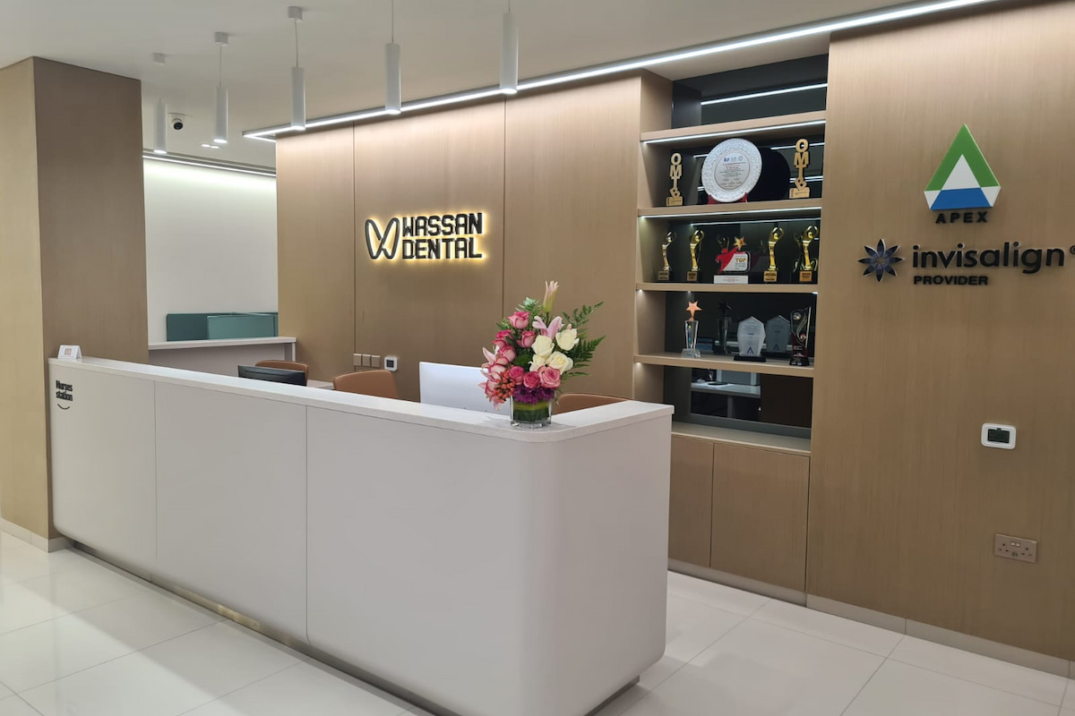Wassan Specialty Dental Centre reception Al Khuwair Muscat Oman